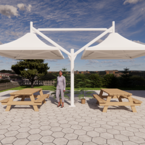 3M Double Side Cantilever Umbrella